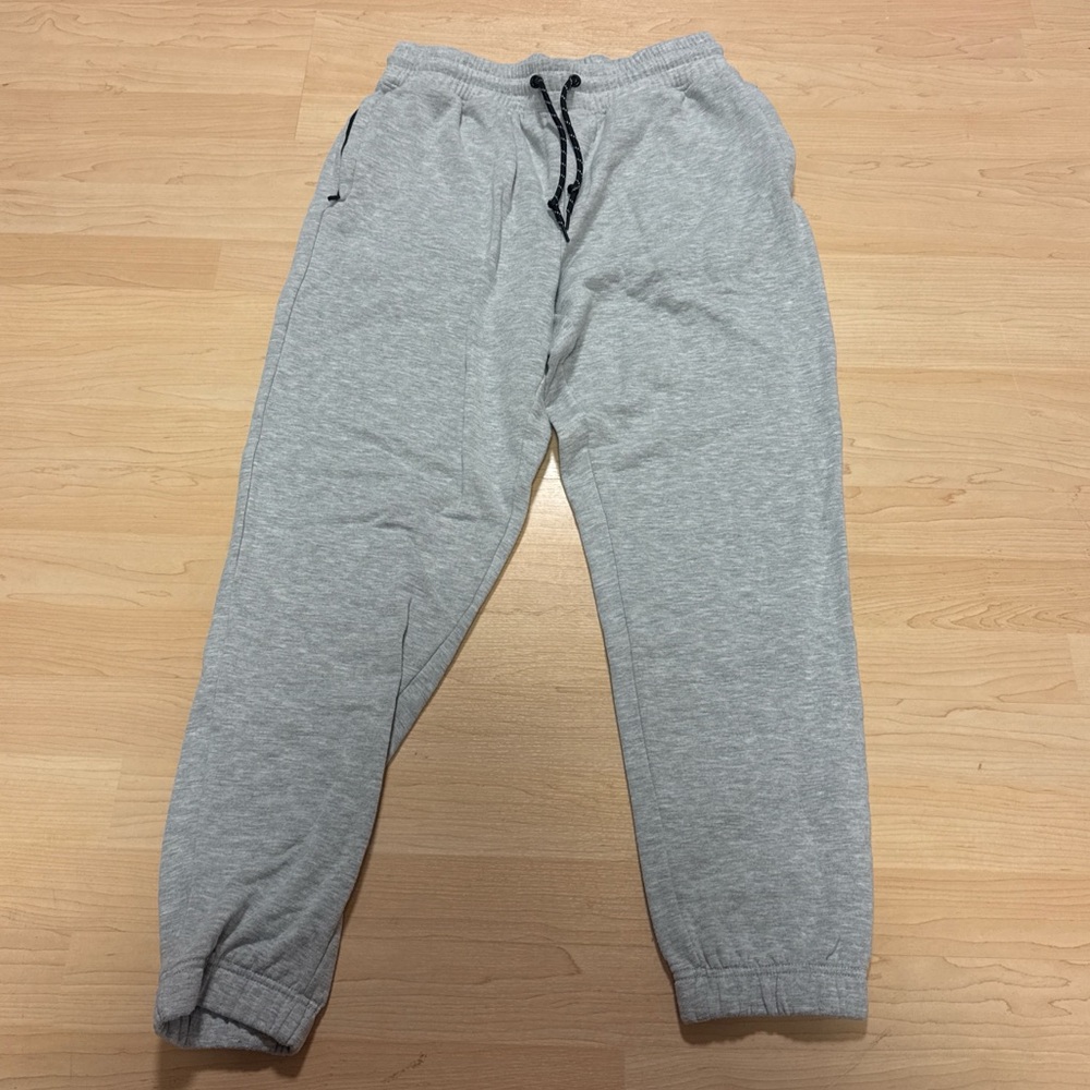 Jockey Light Gray Men's Joggers with Zippers